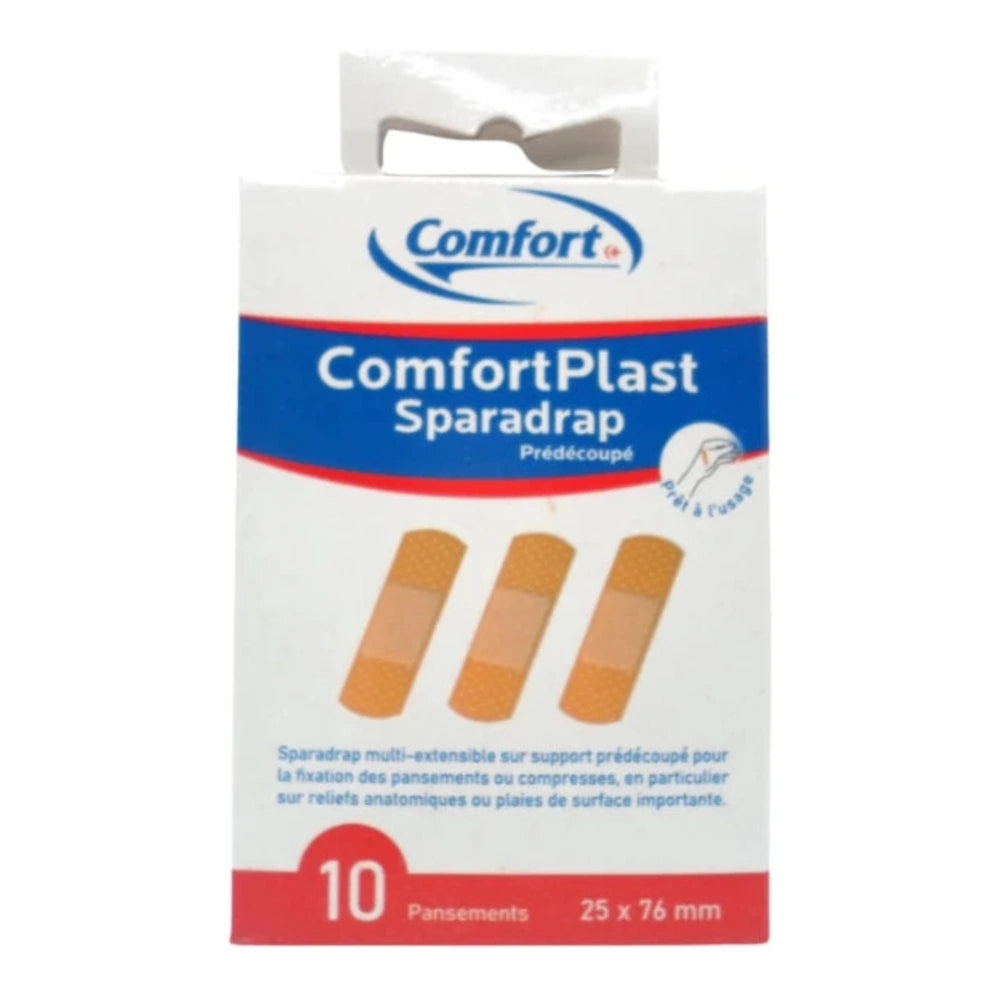 Comfort Plast sparadrap prédécoupé, boîte de 10