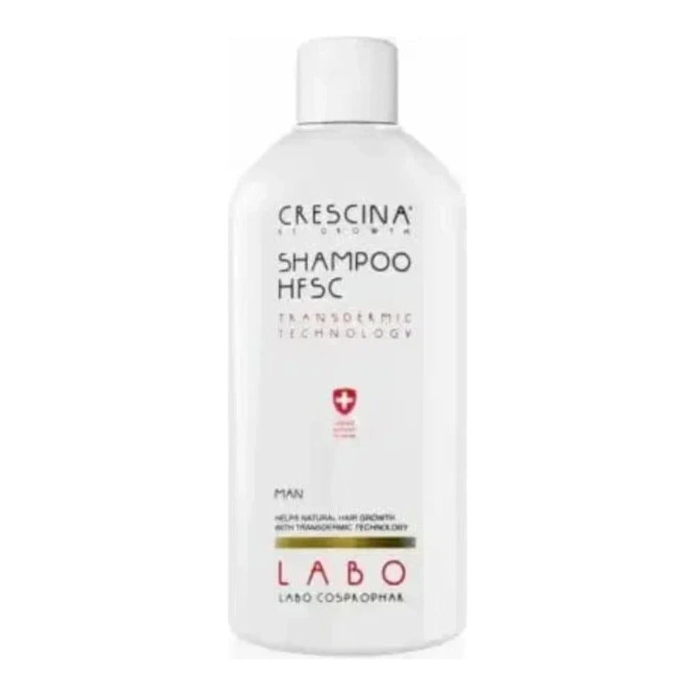 Crescina HFSC Transdermic shampoing homme 200 ml – flacon vu de face