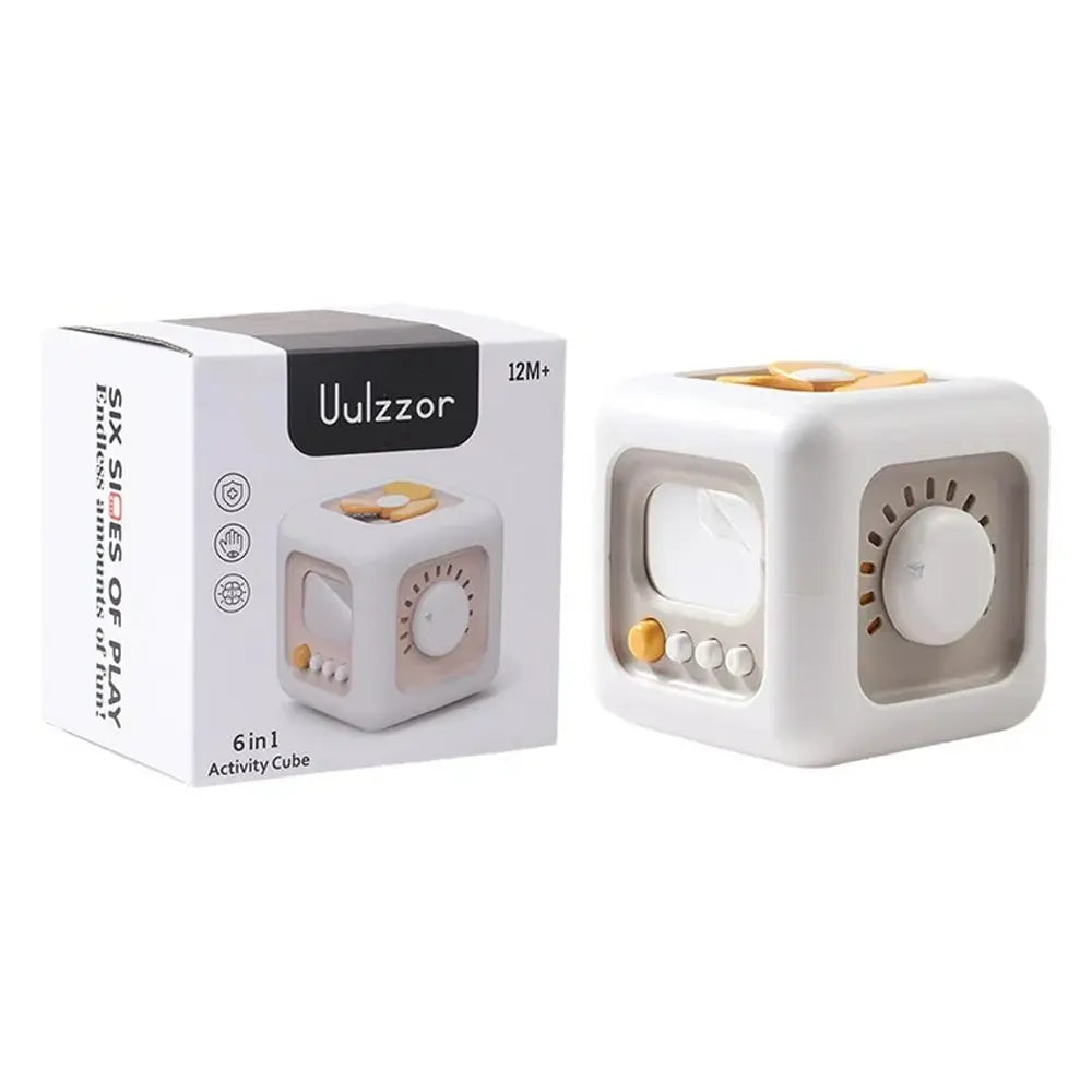Cube de Motricité Éducatif Montessori  6en1  - 12M+
