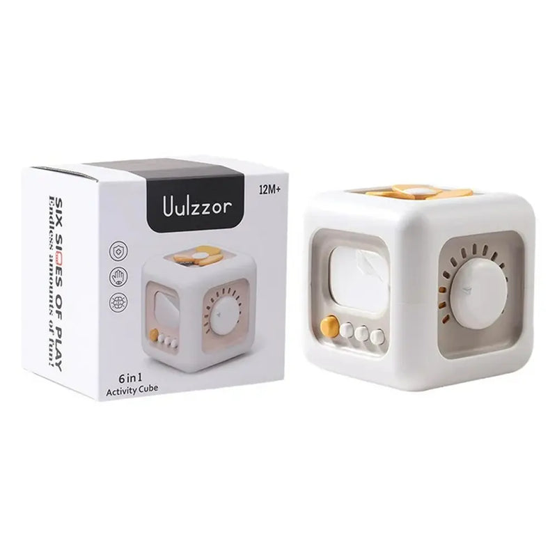 Cube de Motricité Éducatif Montessori  6en1  - 12M+