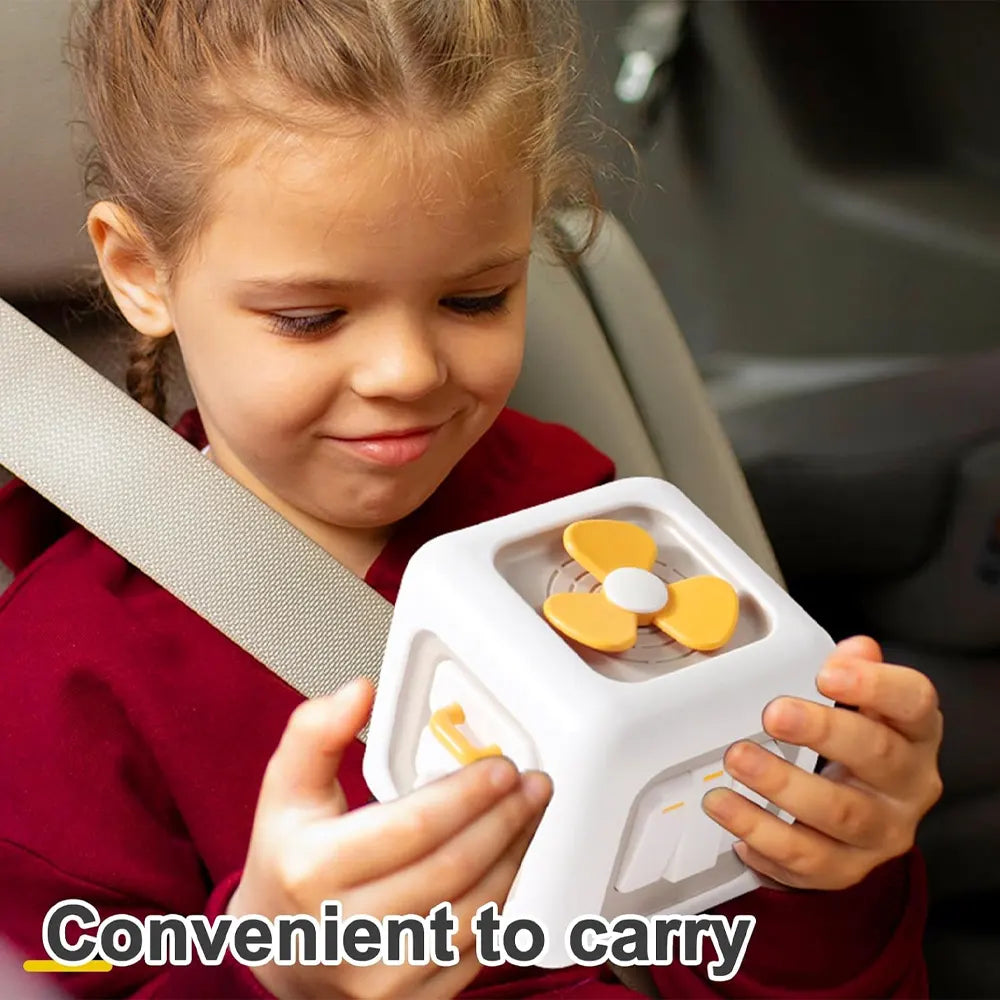 Cube de Motricité Éducatif Montessori  6en1  - 12M+