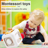Cube de Motricité Éducatif Montessori  6en1  - 12M+