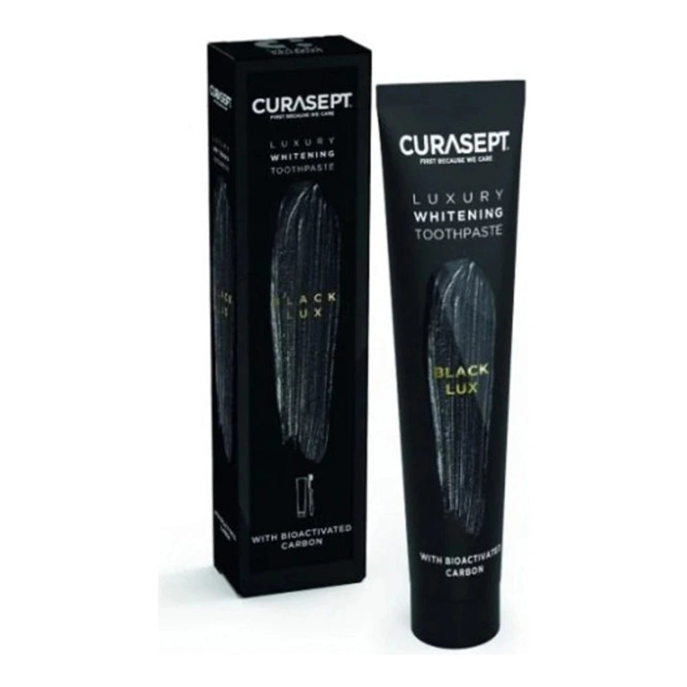 CURASEPT BLACK LUXURY WHITENING DENTIFRICE 75ML