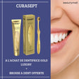 Curasept Gold Luxury Whitening Dentifrice 75 ml + Brosse à Dents