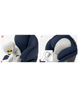 Silla de coche CYBEX Everna-Fix - Gris Londres