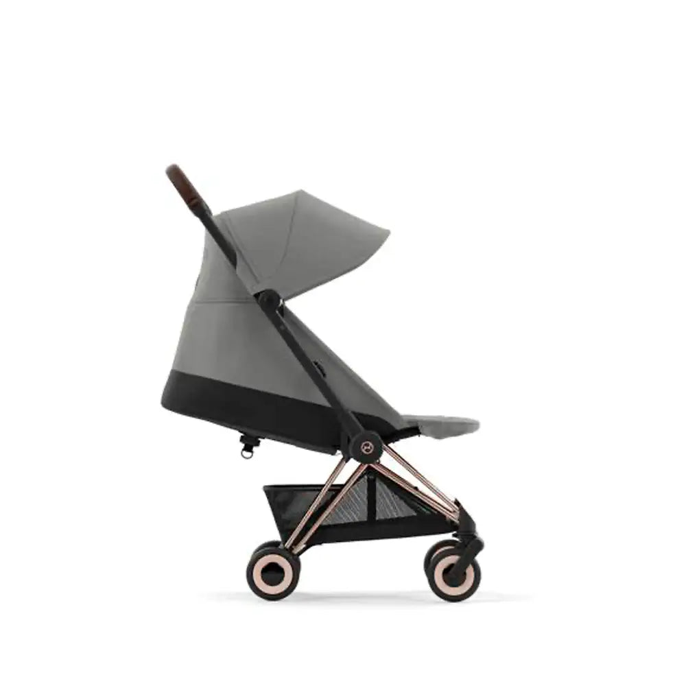 CYBEX Poussette Coya Ultra-compacte Rosegold - Gris Mirage