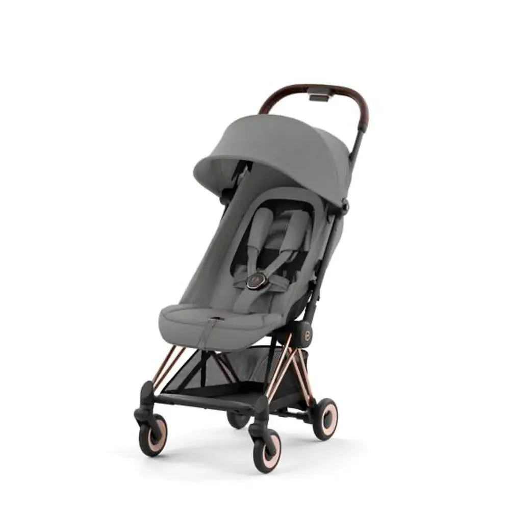 CYBEX Poussette Coya Ultra-compacte Rosegold - Gris Mirage