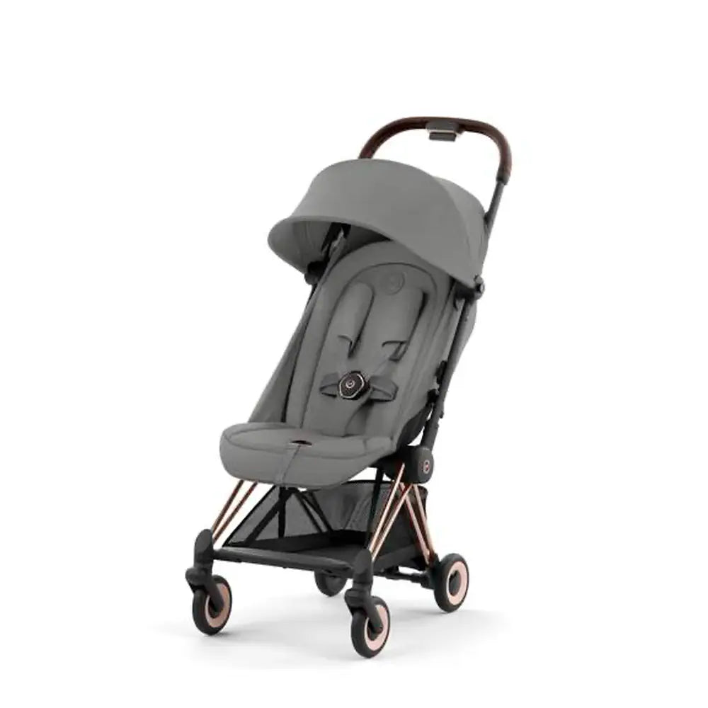 CYBEX Poussette Coya Ultra-compacte Rosegold - Gris Mirage