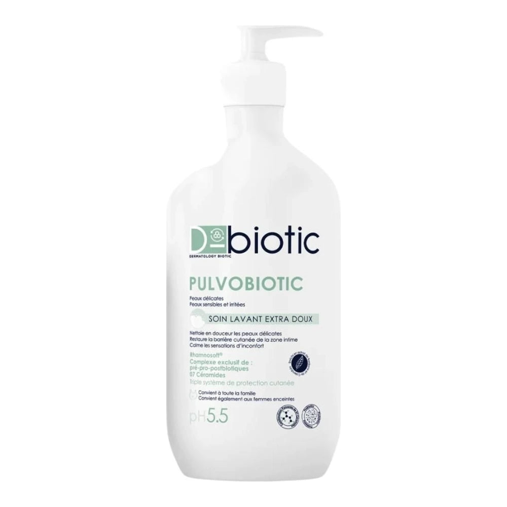 D-Biotic Pulvobiotic soin lavant extra doux pH 5.5, flacon pompe 500 ml