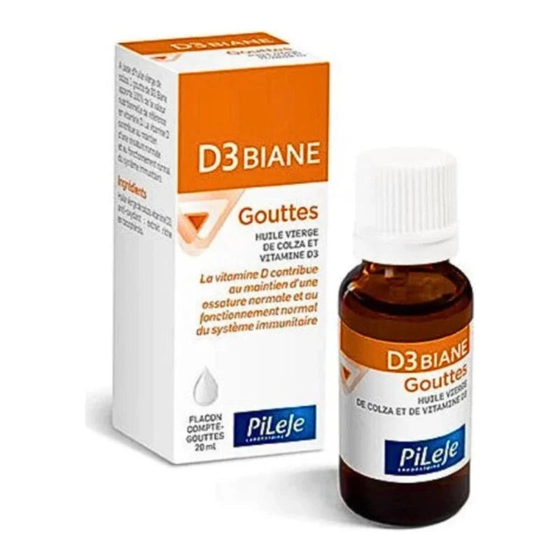 D3 Biane Gotas de Aceite Virgen de Colza y Vitamina D3 20ml