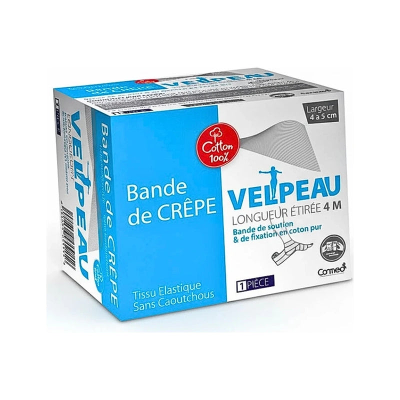 Velpeau Bande De Crepe Bleu 5cm