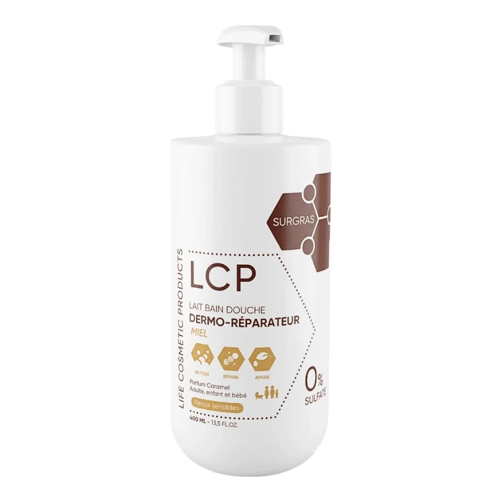 Lcp Lait Bain Douche Miel 400ml