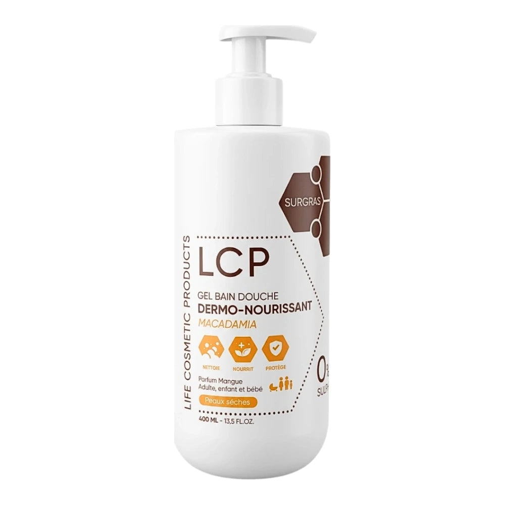 Lcp Gel Bain Douche Macadamia 400ml