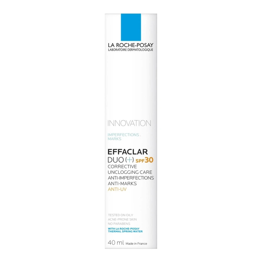 La Roche-Posay Effaclar Duo+ Soin Anti-Imperfections SPF30 Peau Grasse Acnéique | 40ml