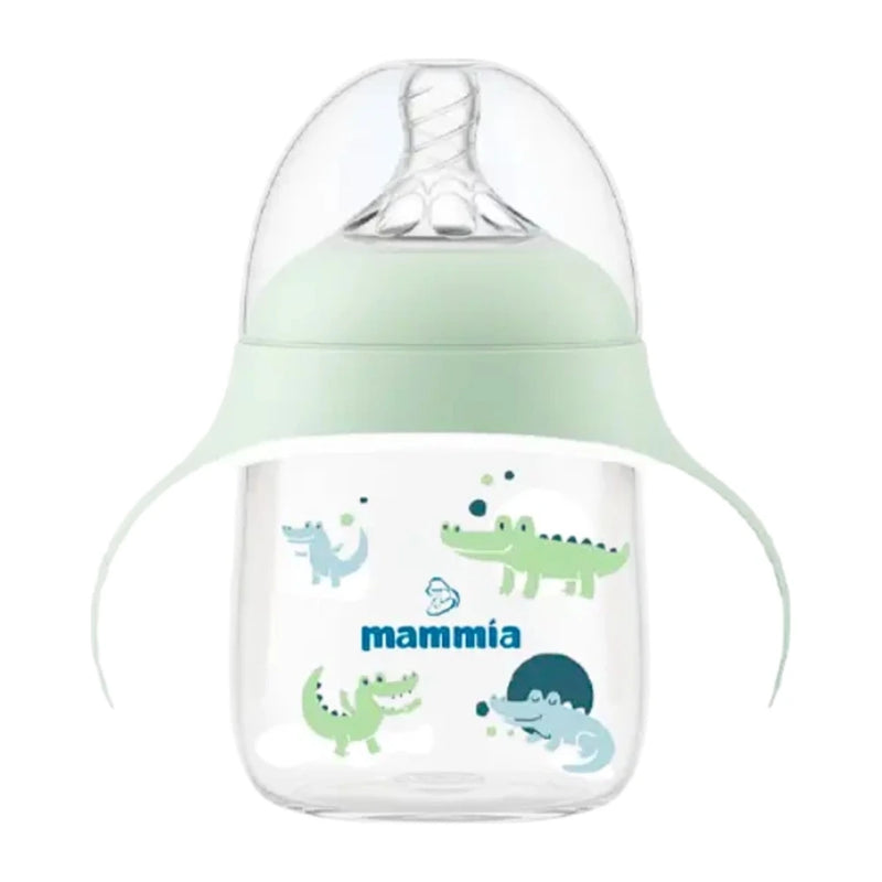 Mammia Biberon Evolutif 2 En 1 A Poignée Ergonomique 300ml
