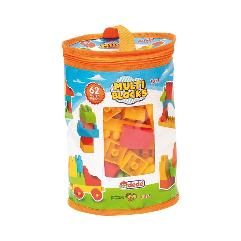 Dede Blocs Multi 62 Pièces - 12-36M