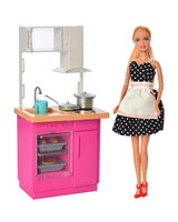 Defa Lucy Poupée Cuisinière avec Accessoires 3A+