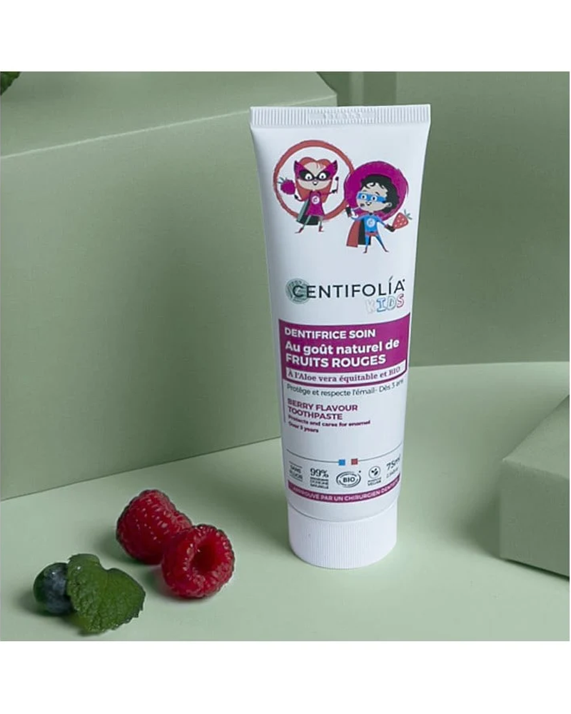 Dentifrice Goût Fruits Rouges Bio Centifolia - 50ml