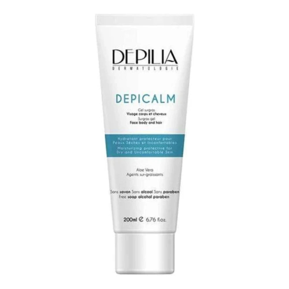 Depilia Depicalm Gel Surgras 200 ml – flacon de gel nettoyant