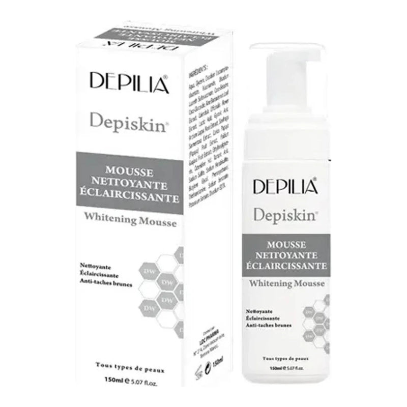 Depilia Depiskin Mousse Nettoyante Éclaircissante 150 ml