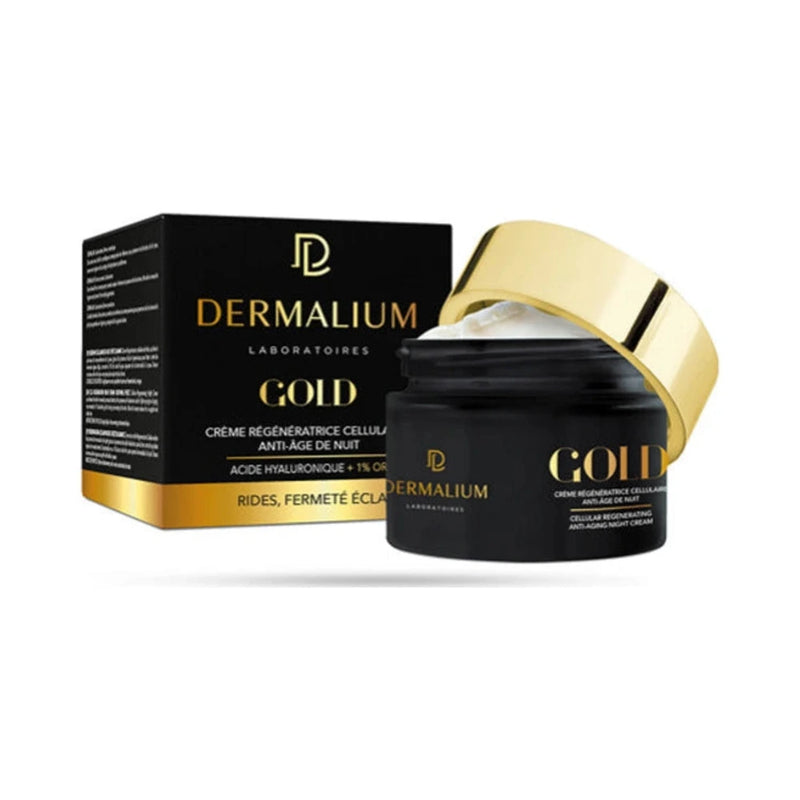 كريم الليل Dermalium Gold المجدد للخلايا والمضاد للشيخوخة 50 مل
