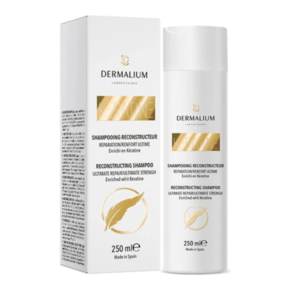 Dermalium Keratine shampoing reconstructeur 250 ml – flacon