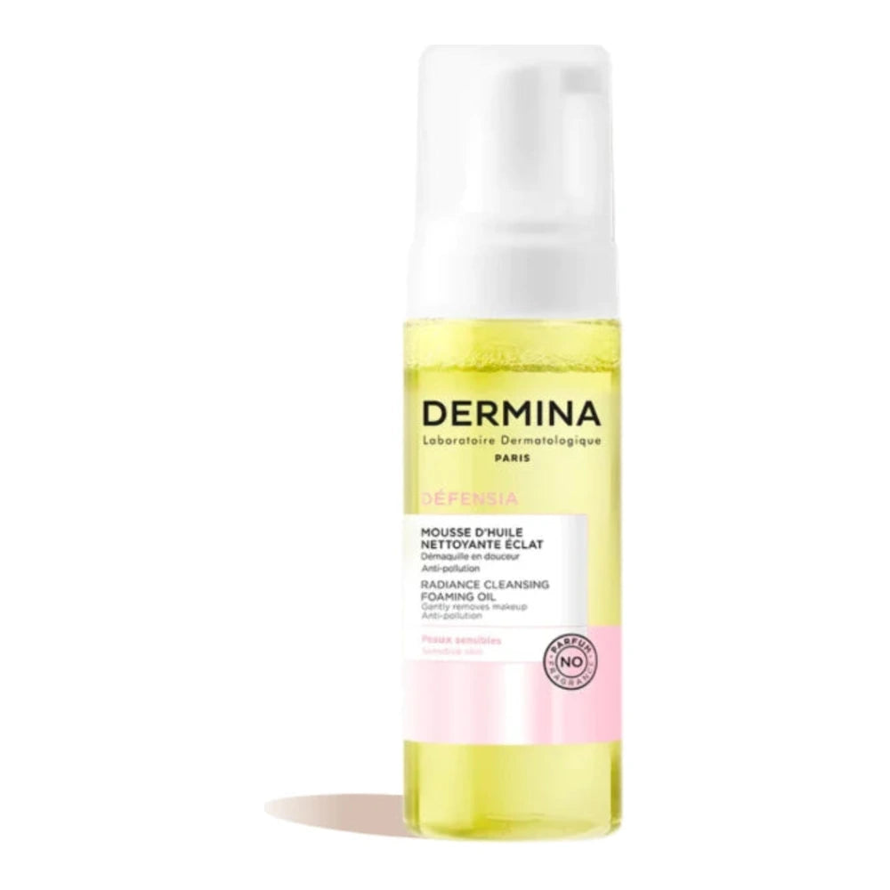 Dermina Defensia Mousse d’Huile Éclat 150 ml – flacon