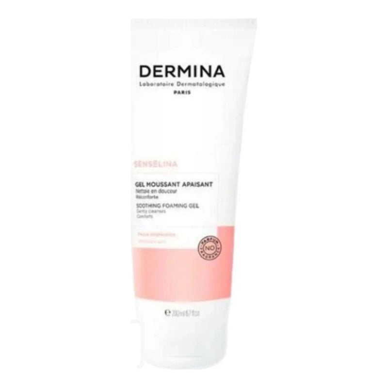 Dermina senselina gel moussant apaisant 200ml
