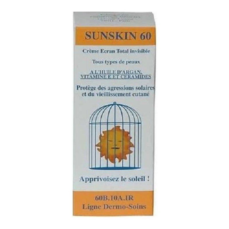 Dermo-Soins Sunskin 60 كريم واقٍ من الشمس معدني بحماية عالية – 50 مل