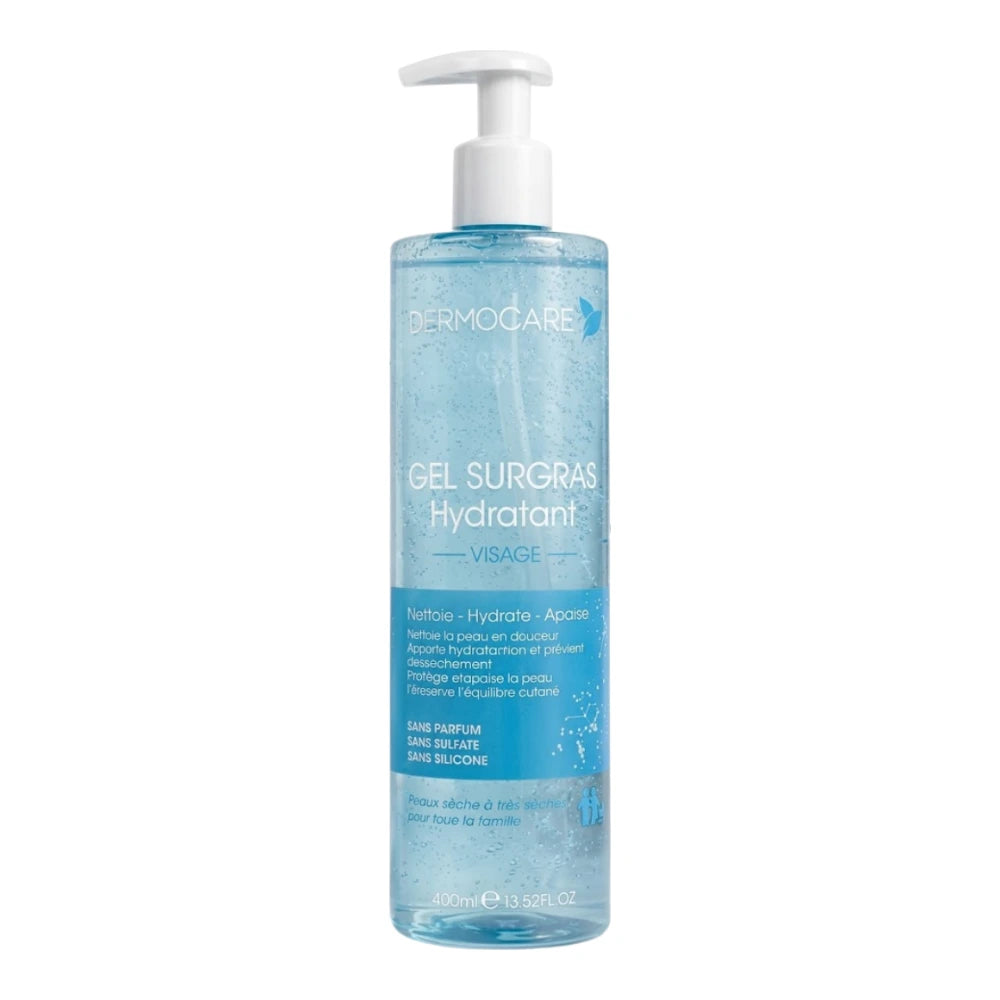 Dermocare gel surgras, flacon pompe de 400 ml