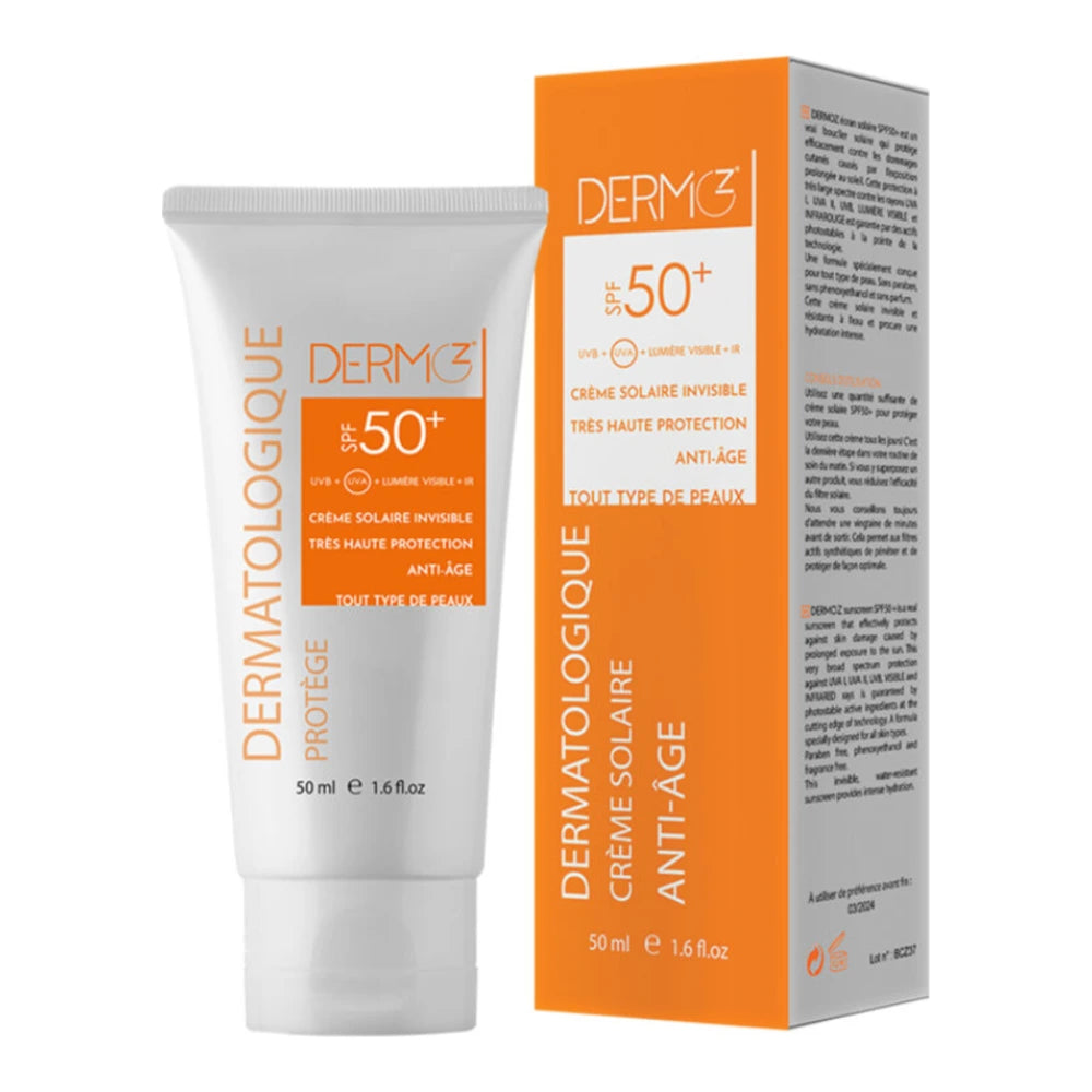 Dermoz Écran Solaire Invisible SPF50+ 50ml