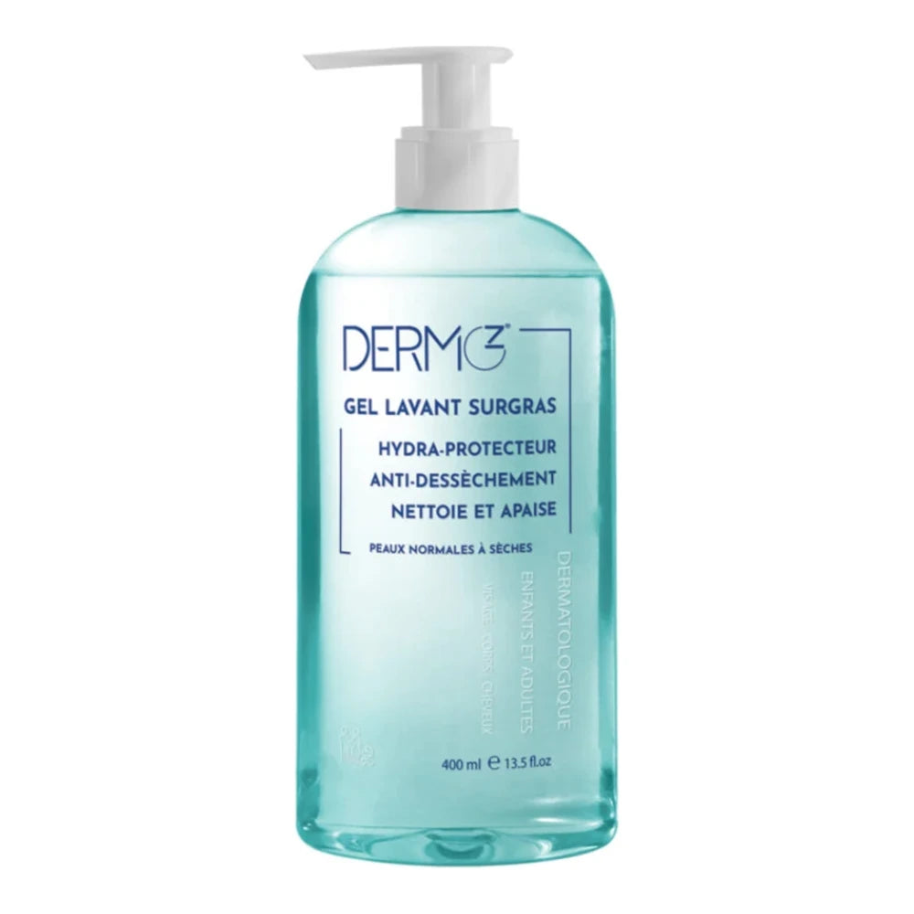 Dermoz Gel Lavant Surgras Peaux Normales à Sèches 400 ml