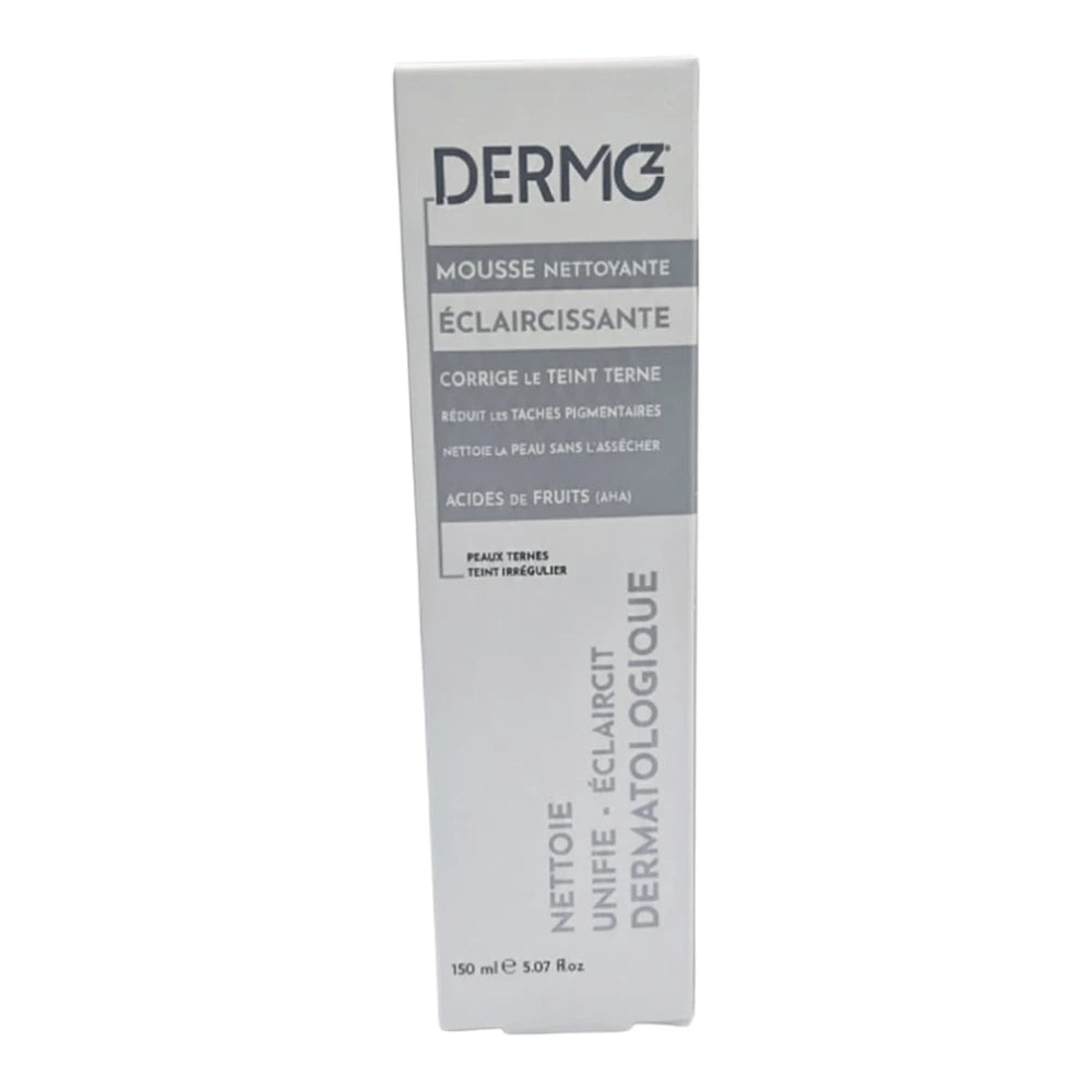 Dermoz mousse nettoyante éclaircissante 150 ml – flacon