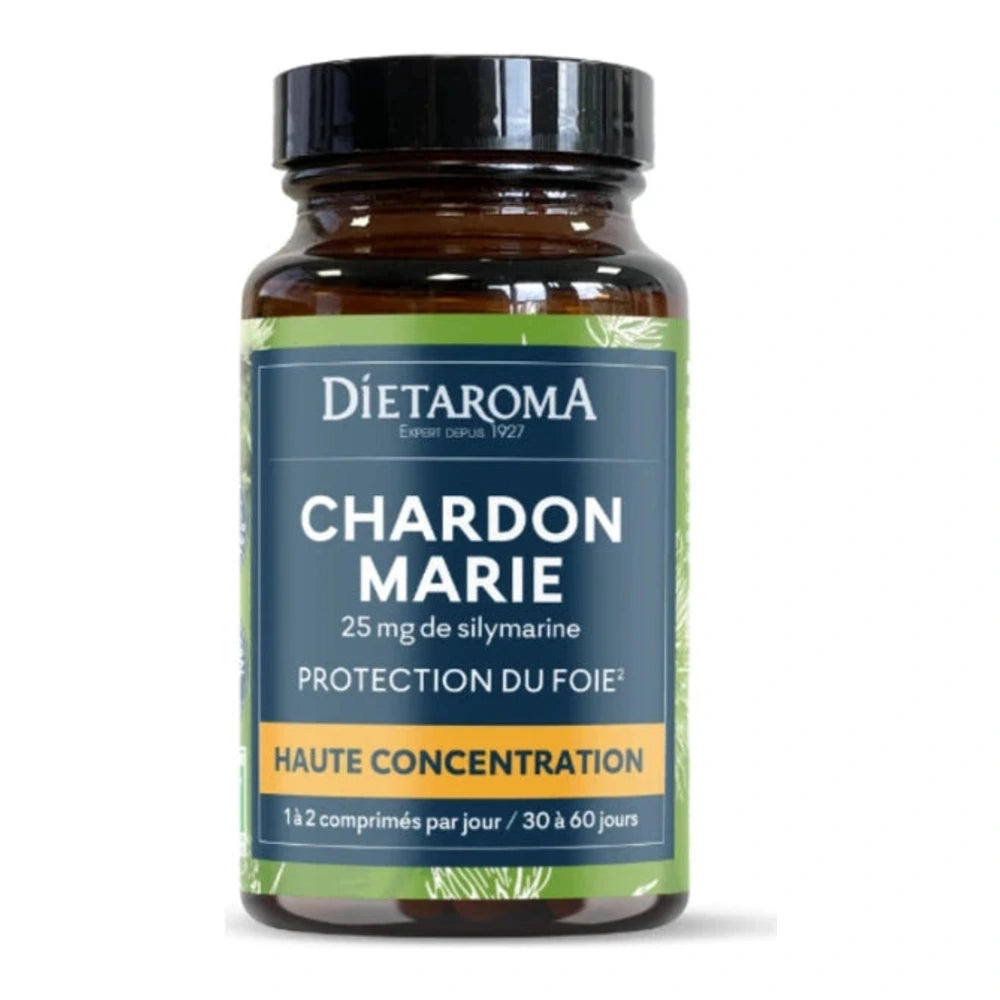 Dietaroma Comprimés C.I.P. Chardon-Marie – boîte de 60 comprimés