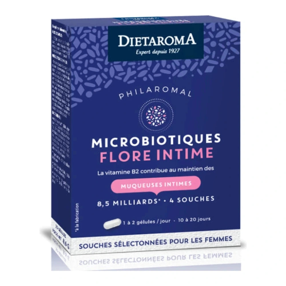 Dietaroma Microbiotique Flore Intime 20 gélules – boîte
