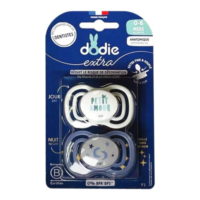 Dodie Sucette 0-6mois Duo Extra Fine Jour Nuit F1 2358