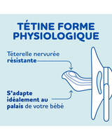 Lot de 2 Sucettes Physiologique Silicone Dodie +18m - Fleurs/Indienne
