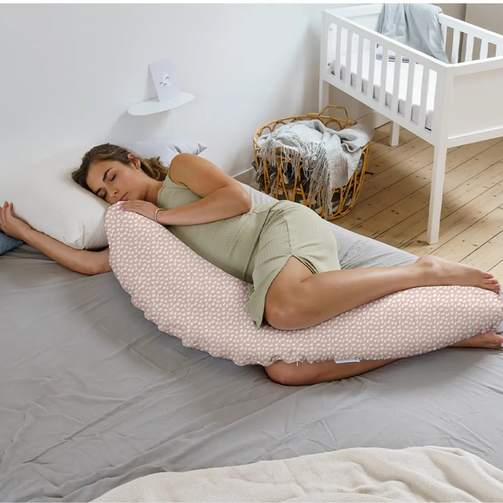 Doomoo Coussin d'Allaitement et Maternité BUDDY Cloudy Pink