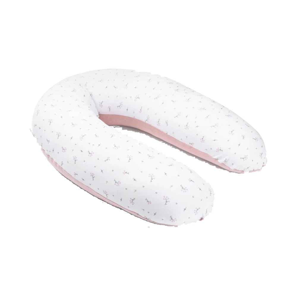 Doomoo Coussin d'Allaitement et Maternité BUDDY Flower Pink