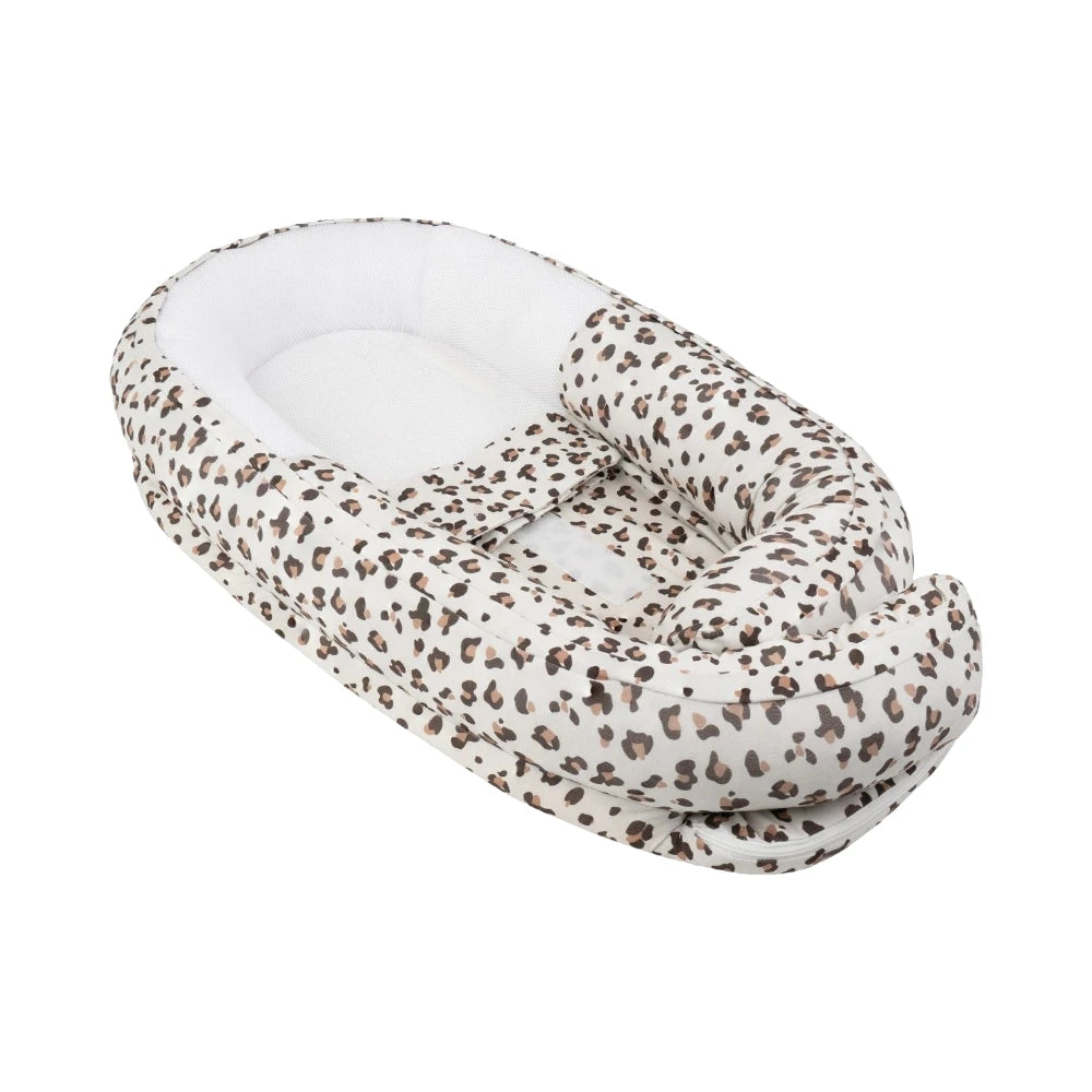 Doomoo Cocoon Réducteur de Lit - Leopard Cream