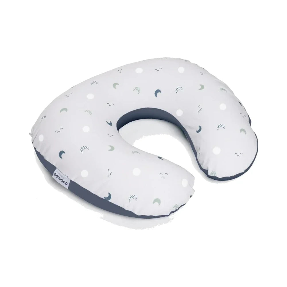Doomoo coussin d'allaitement et de maternité SOFTY Blue Grey Moon