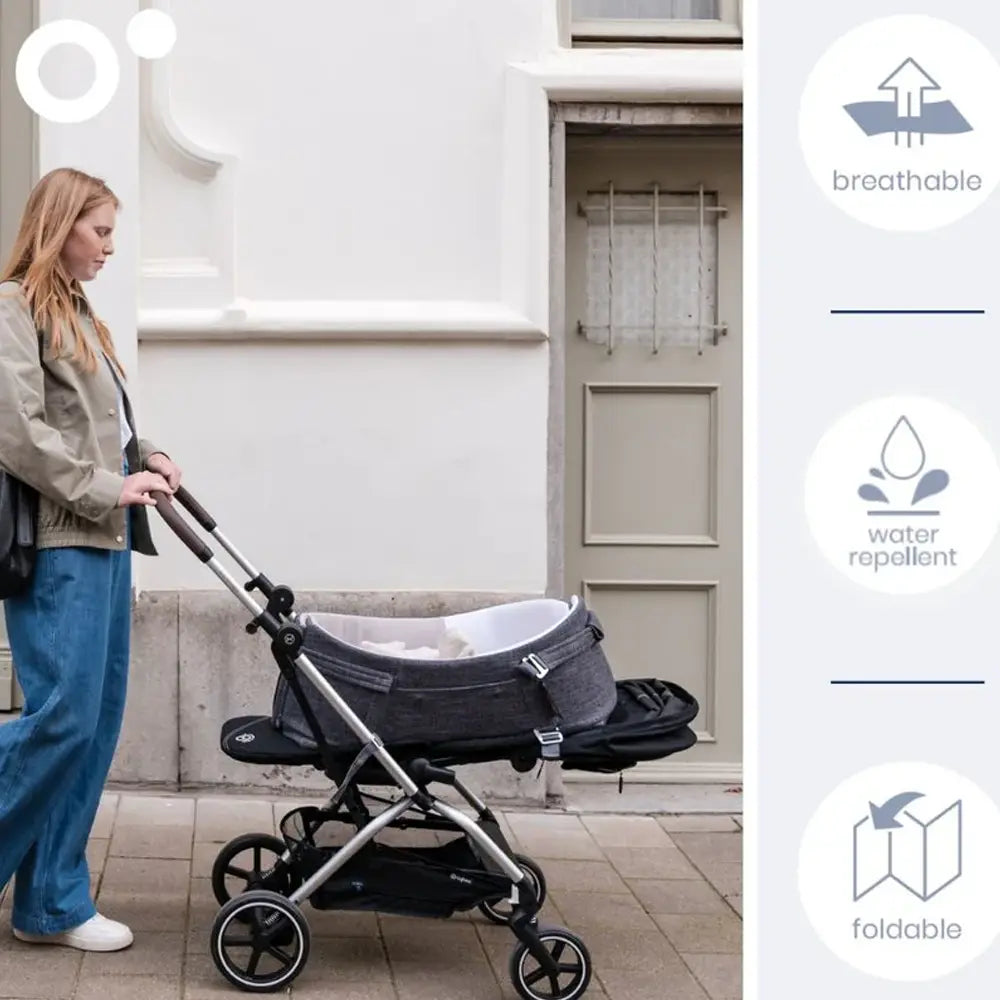 Doomoo Couffin Bébé Nest&Go - Gris