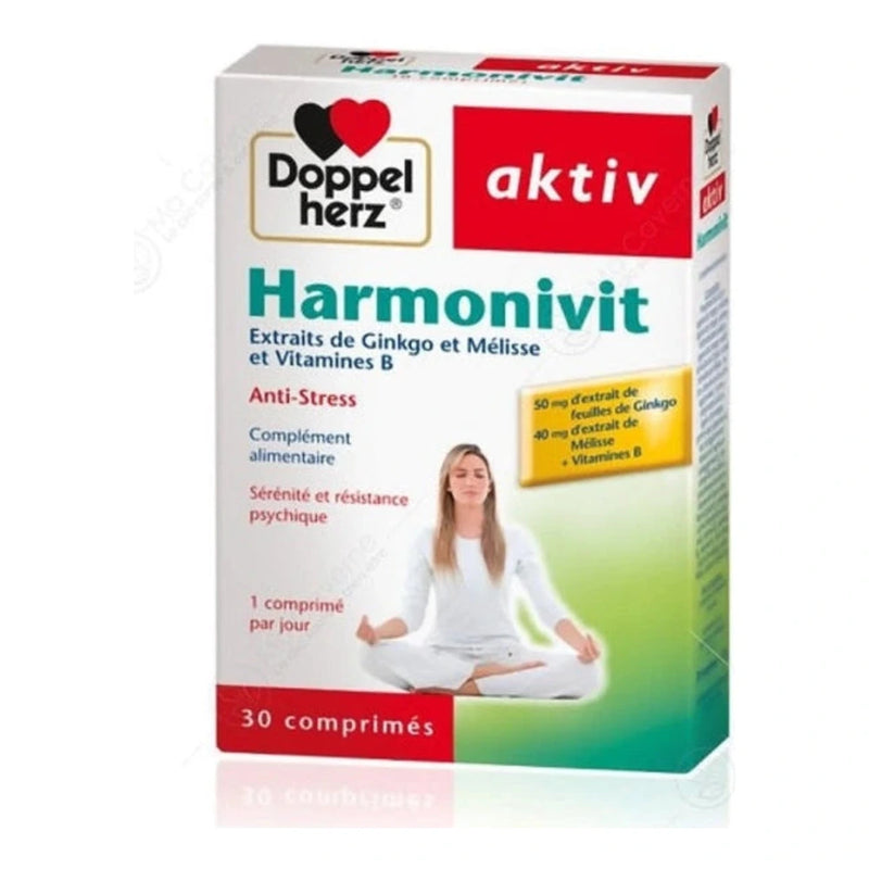 Doppel Herz AKTIV Harmonivit مضاد للتوتر 30 قرصًا