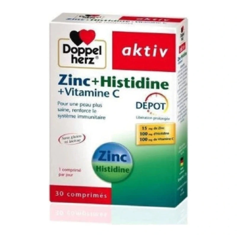 Doppel Herz Zinc+Histidine+Vitamine C 30cps