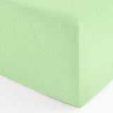 Bambidou Drap Housse Pour Lit Bébé 140x70 cm - Vert Eau
