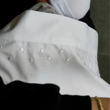 Bambidou Drap Naissance Brodé Ton sur Ton 75x100cm