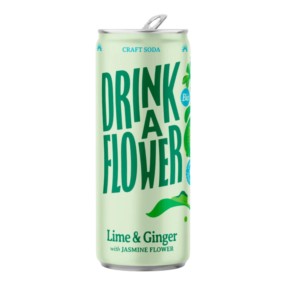 Drink a Flower Limonade Botanique Gingembre Citron Vert 250 ml