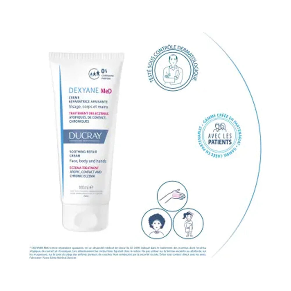 Ducray Dexyane MeD Crème Réparatrice Apaisante Eczéma - 100 ml