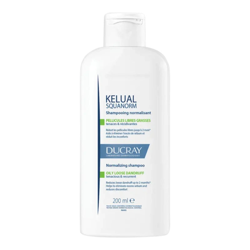 Ducray Squanorm Normalising Shampoo Oily Dandruff 200ml