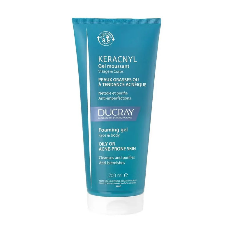 Ducray Keracnyl Gel moussant - 200 ml